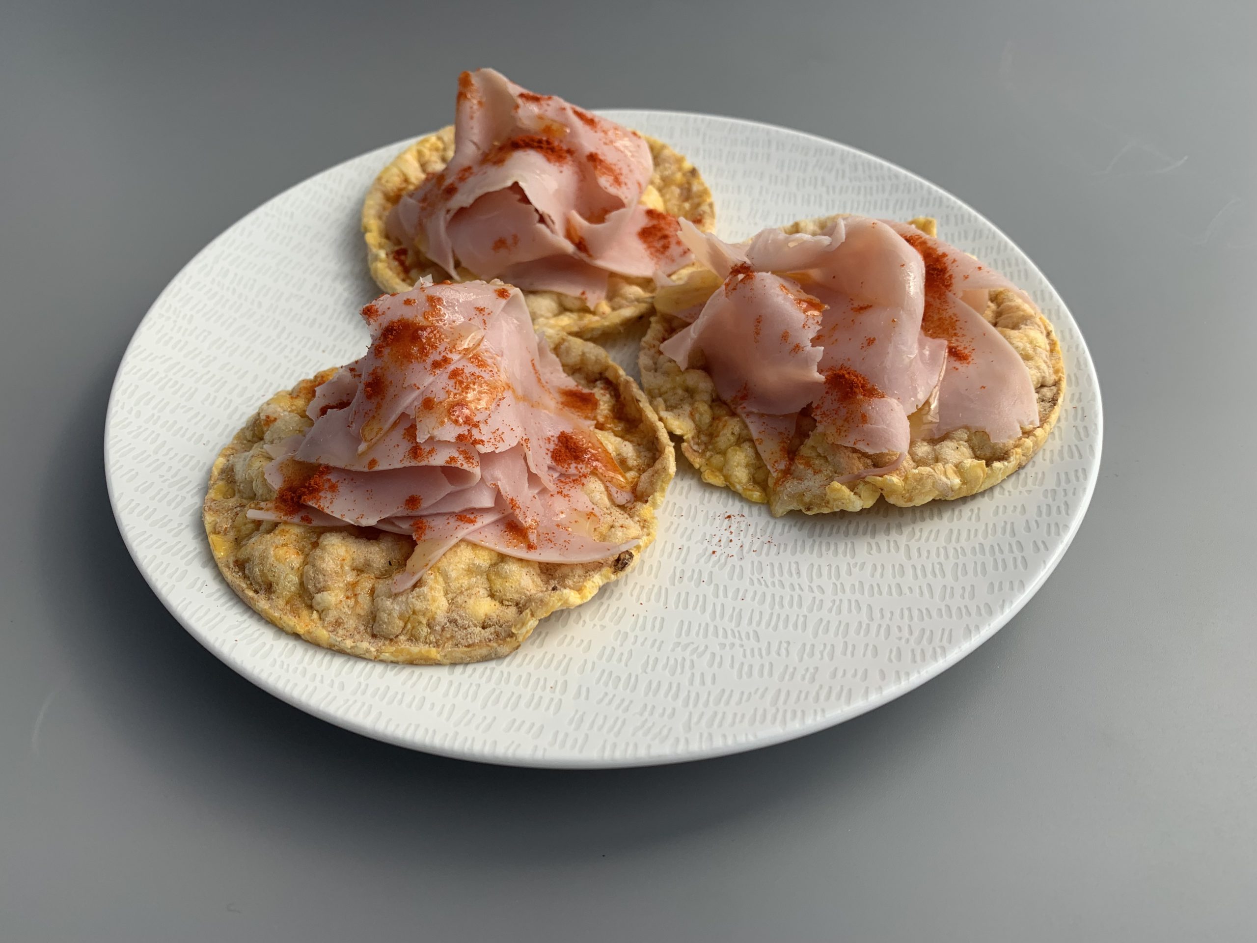 Tortitas de arroz con jamón cocido Nutriactivos renal